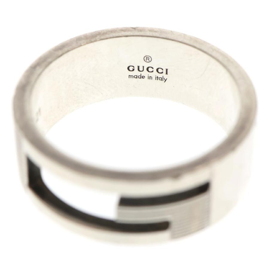 GUCCI（グッチ） ブランデッド レギュラー Gリング 指輪 シルバー 20号