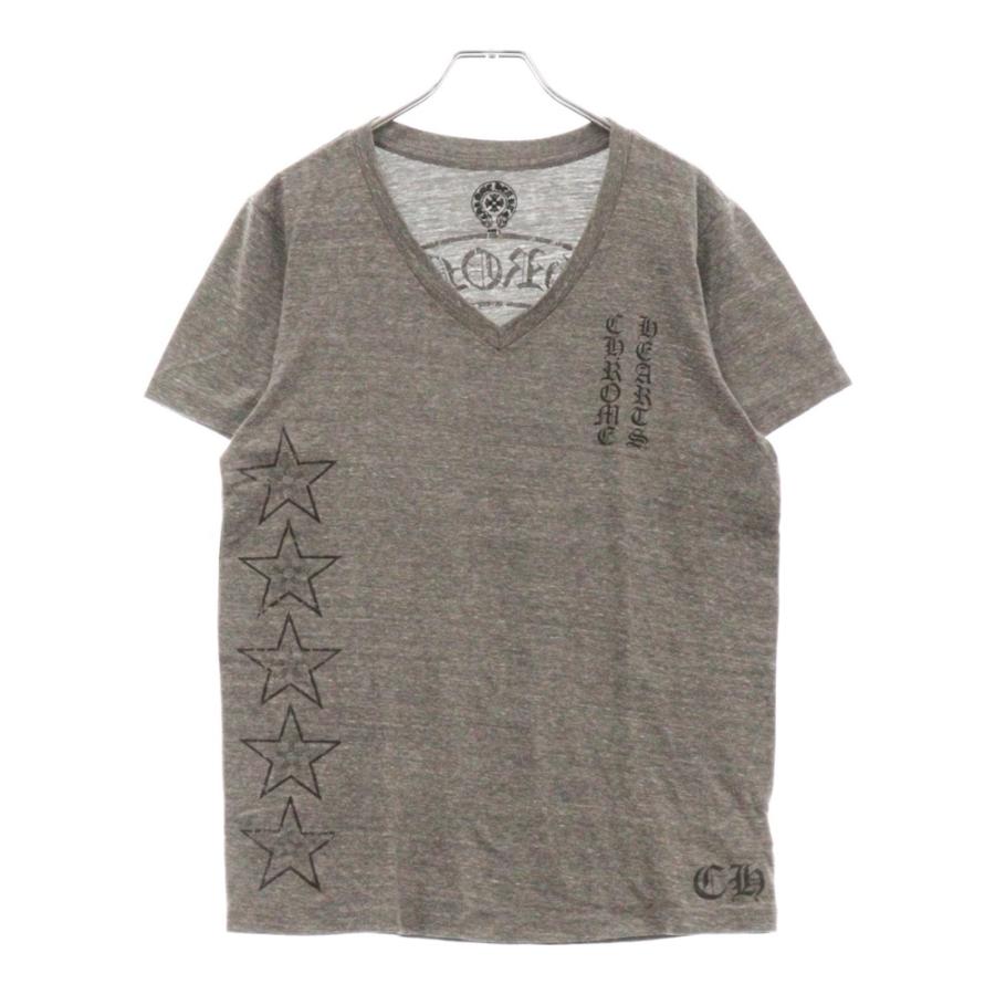 CHROME HEARTS クロムハーツ V Neck Tee バッククロス Vネック