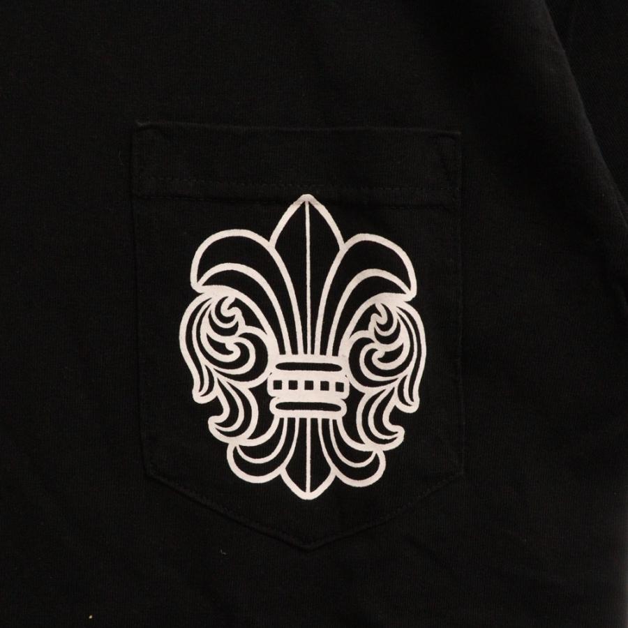 クロムハーツ BSフレアロゴ ポケットTシャツ Mサイズ CHROME HEARTS（クロムハーツ） BS FLUER TEE BSフレア ロゴモチーフ