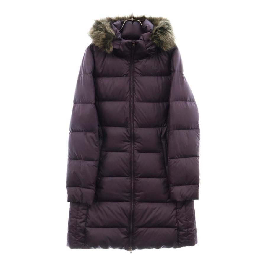 NIKE ダウンコート レディース M 550フィル ファー付き ブラック 美品 NIKE（ナイキ） WMNS 550 FILL DOWN フェイクファージップアップフィル