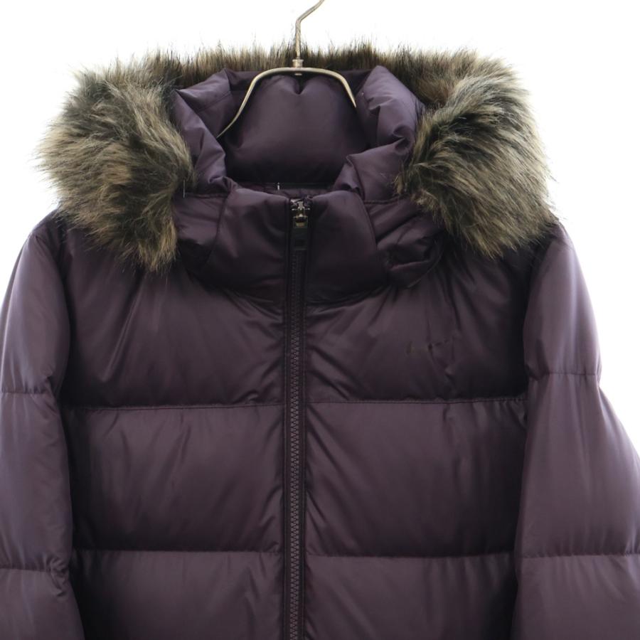 NIKE ダウンコート レディース M 550フィル ファー付き ブラック 美品 NIKE（ナイキ） WMNS 550 FILL DOWN フェイクファージップアップフィル