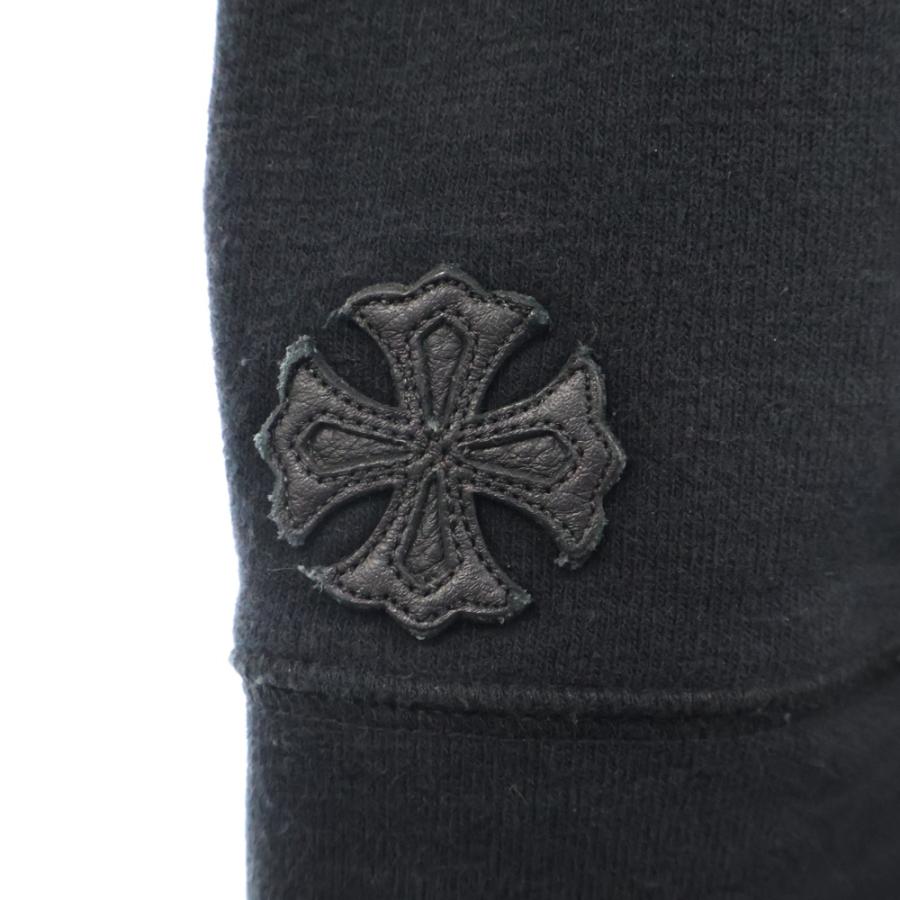 CHROME HEARTS／CHプラスパッチ ダガージップ スウェットパンツ