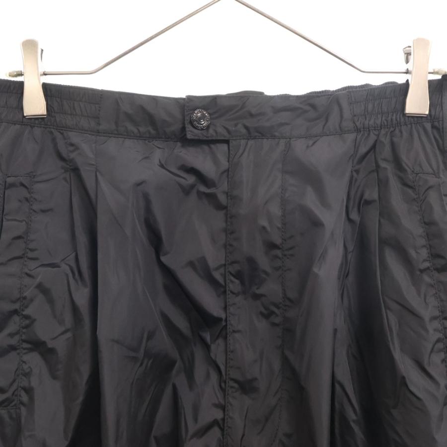 DSQUARED2 / ナイロンパラシュートパンツ/ボトム/48/ナイロン/BLK/無地/S78KB0005 DSQUARED2 ディースクエアード 19SS ナイロン パラシュートパンツ 裾