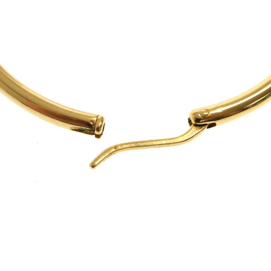 CELINE（セリーヌ） ノット ラージフープ ピアス ゴールド 両耳