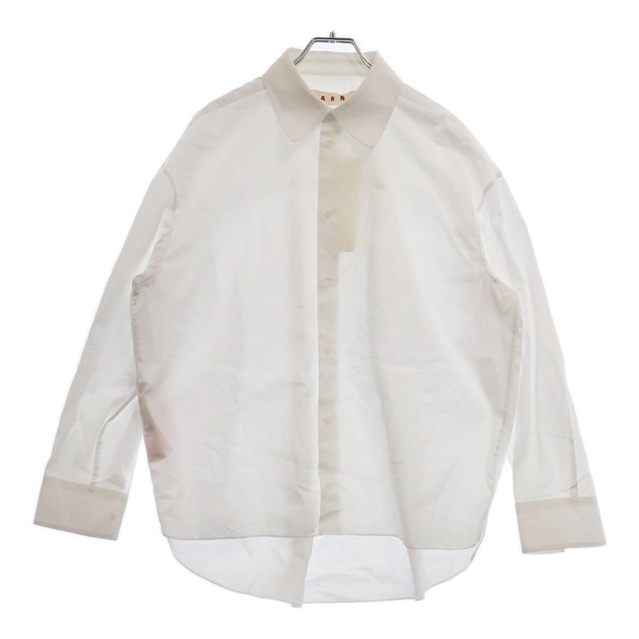 MARNI（マルニ） コットン 長袖シャツ ブラウス ホワイト レディース 