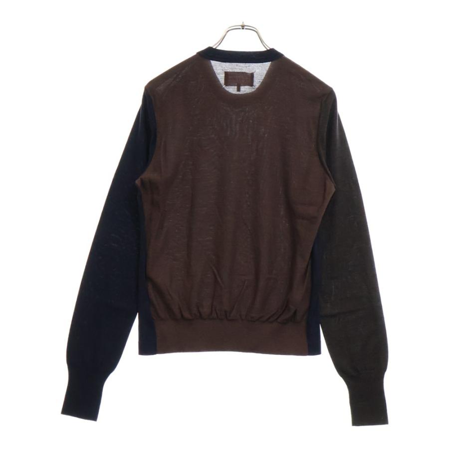 Maison Margiela メゾンマルジェラ 切り替えセーター Maison Margiela 14 メゾンマルジェラ 16AW カラー切り替え ウール