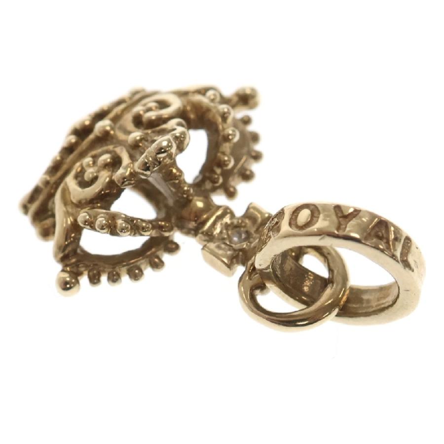 ロイヤルオーダー 9K Small Immaculate Crown Pendant w/1DIAMOND 