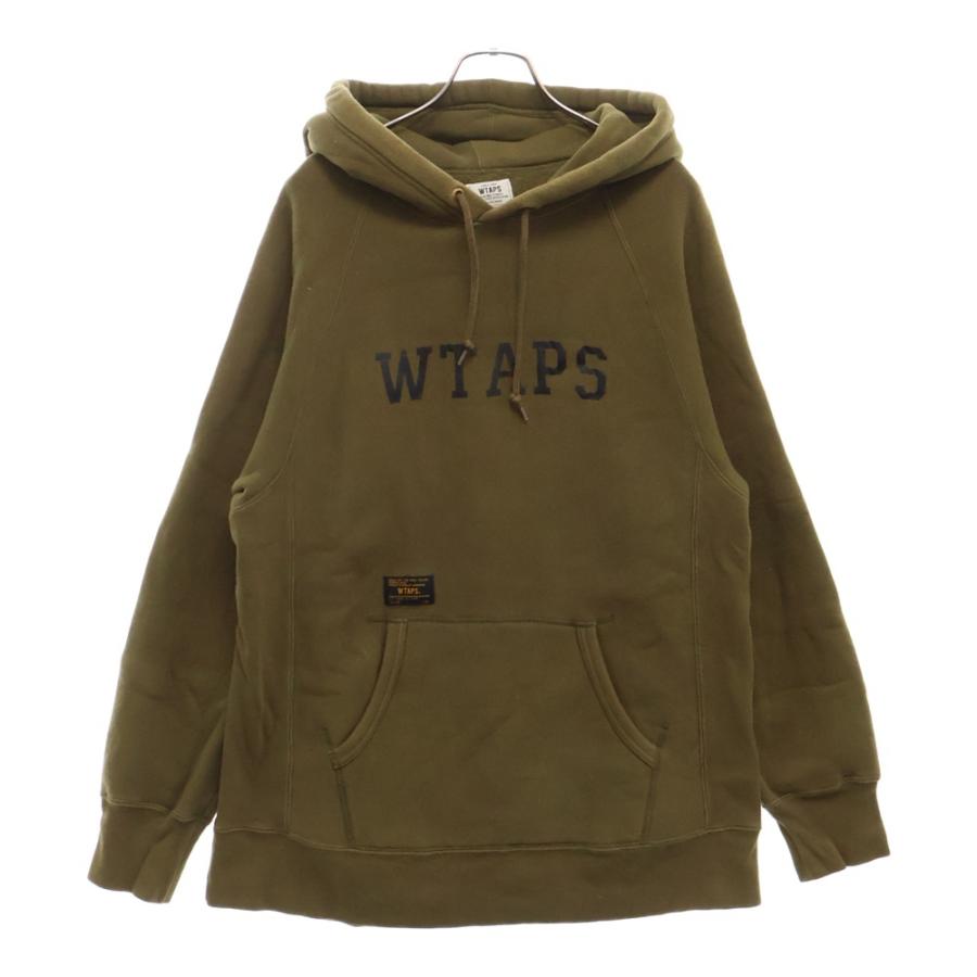 ダブルタップス WTAPS 22SS SMOCK JACKET KHAKI ロゴ プリント