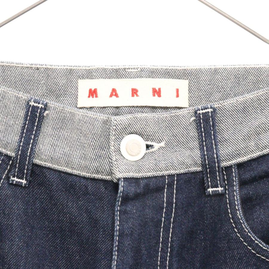 MARNI（マルニ） ストレート ワイド デニム パンツ インディゴ