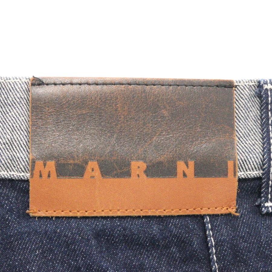 MARNI（マルニ） ストレート ワイド デニム パンツ インディゴ
