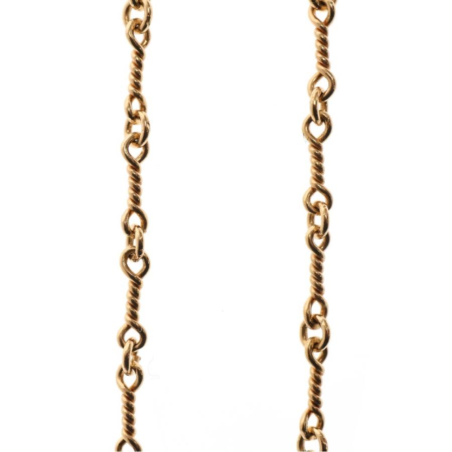 CHROME HEARTS クロムハーツ 22K NECKCHAIN T16 ツイストチェーン 