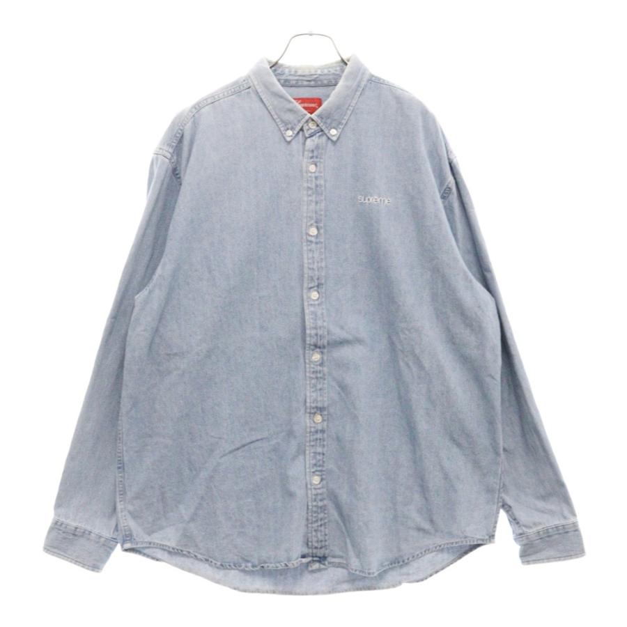Supreme SUPREME シュプリーム 20AW Classic Logo Denim Shirt Supreme SUPREME シュプリーム 20AW Classic Logo Denim Shirt