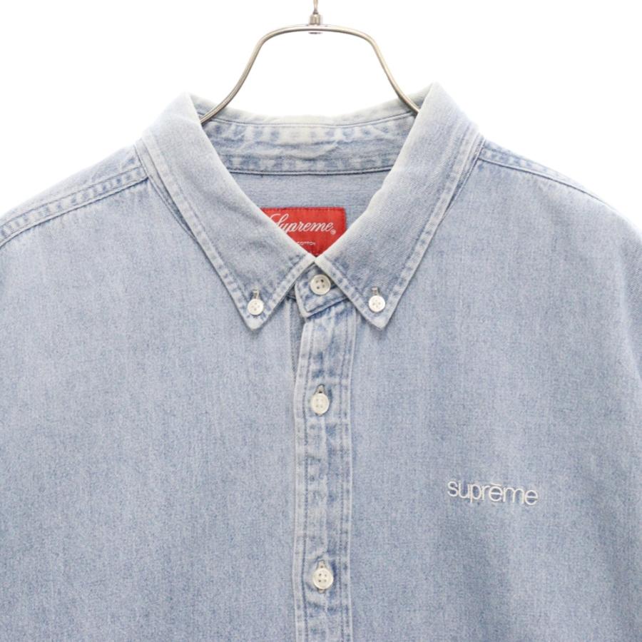 Supreme SUPREME シュプリーム 20AW Classic Logo Denim Shirt Supreme SUPREME シュプリーム 20AW Classic Logo Denim Shirt