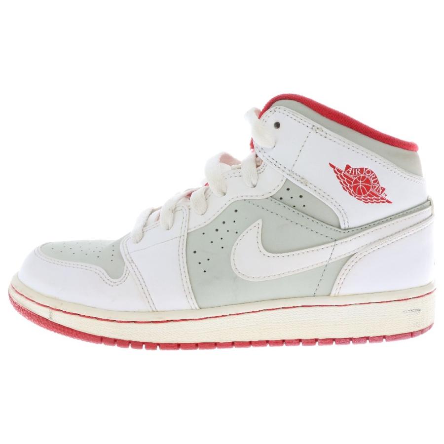 NIKE（ナイキ） AIR JORDAN 1 MID WB BG HARE エアジョーダン1 ヘア 