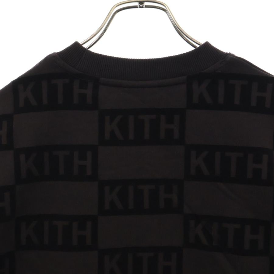 KITH（キス） Flocked Monogram Nelson Crewneck フロッキー加工