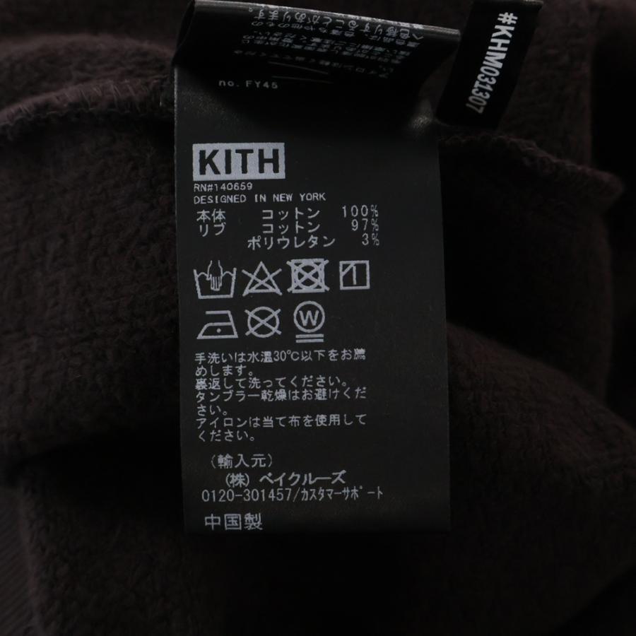 KITH（キス） Flocked Monogram Nelson Crewneck フロッキー加工