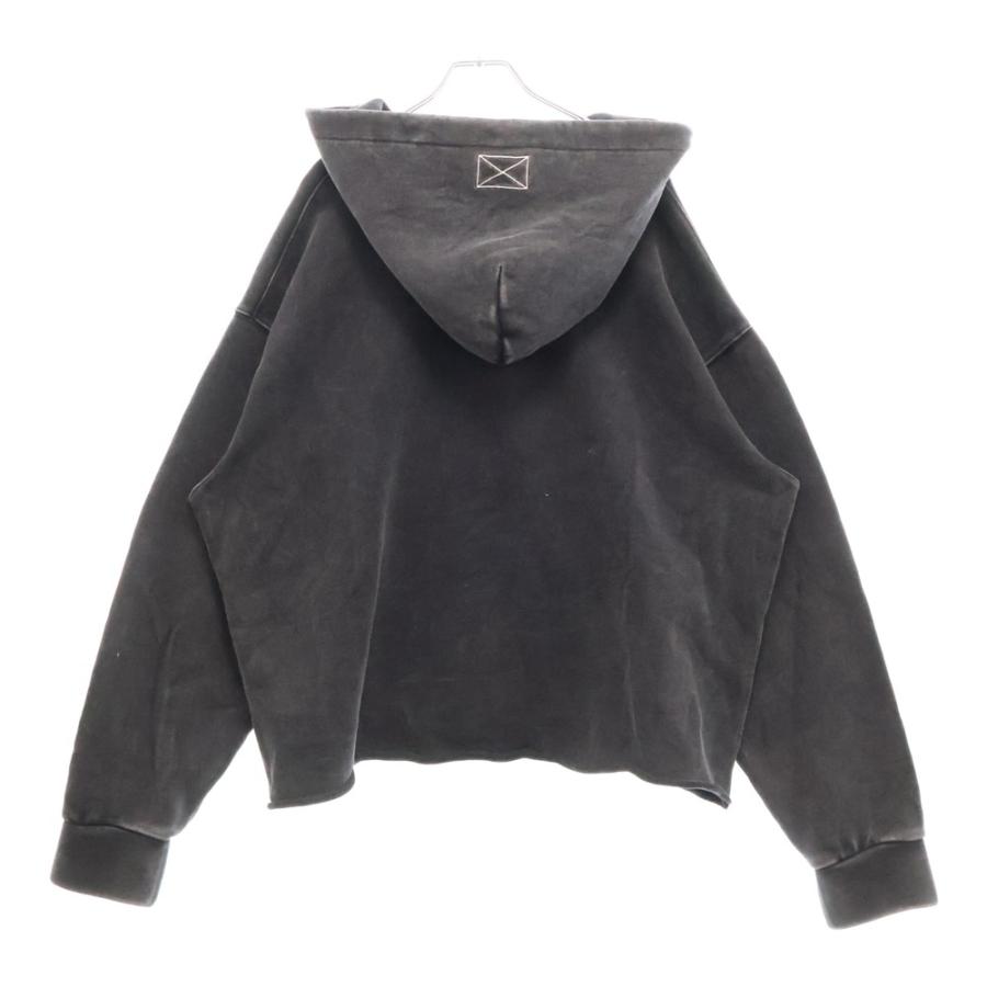 メルヴィンス 24AW ヴィンテージウォッシュ加工ハーフジップスウェット