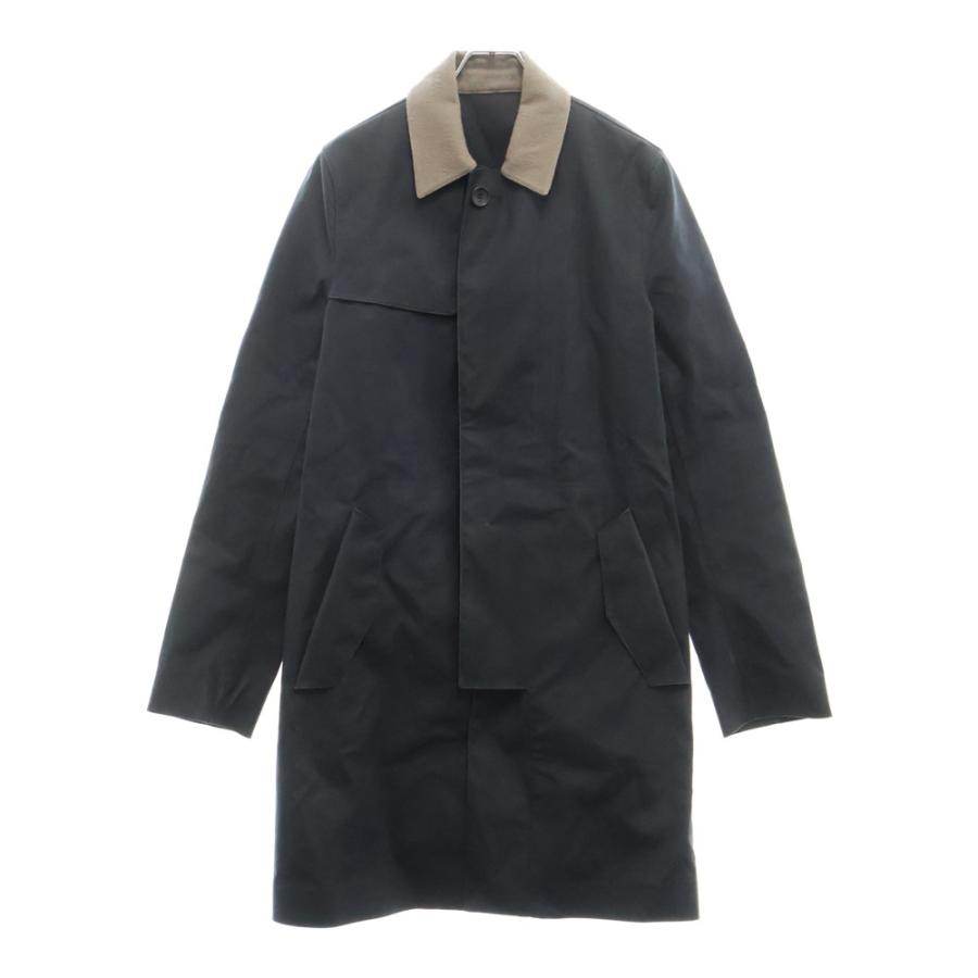 BALENCIAGA（バレンシアガ） ウール切り替え コットン ステンカラー 