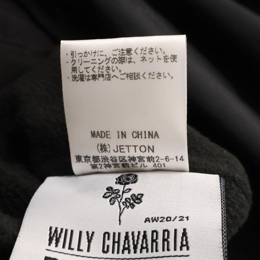WILLY CHAVARRIA ウィリーチャバリア 21AW ZIP UP JACKET 裏地 WILLY CHAVARRIA ウィリーチャバリア 21AW ZIP UP JACKET 裏地