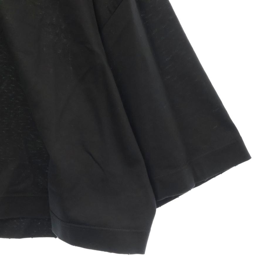 PRADA（プラダ） CROPPED JERSEY TEE ロゴワッペン クロップドダメージ