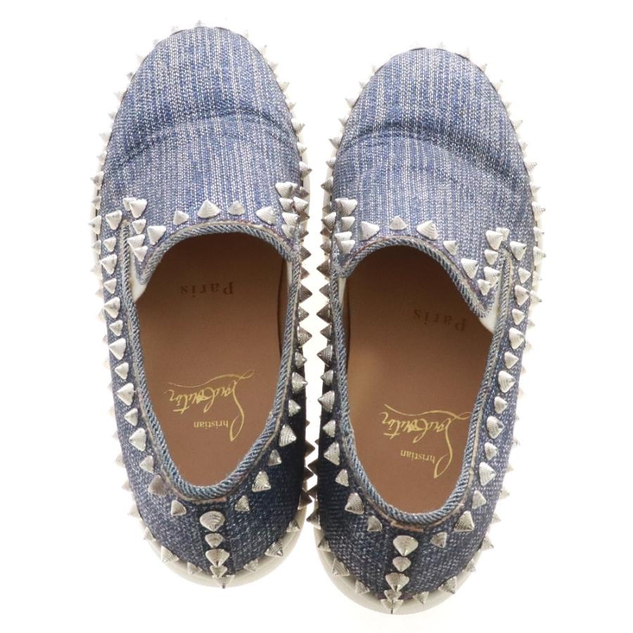 Christian Louboutin（クリスチャンルブタン） PIK BOAT ラメスタッズ 
