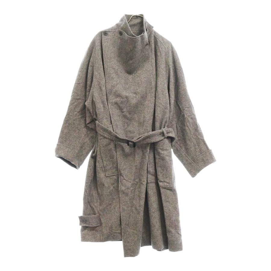 名作ESSAY エッセイGURKHA COAT グルカ コート 黒M ESSAY エッセイ GURKHA COAT イベリコツイード ウール ロング