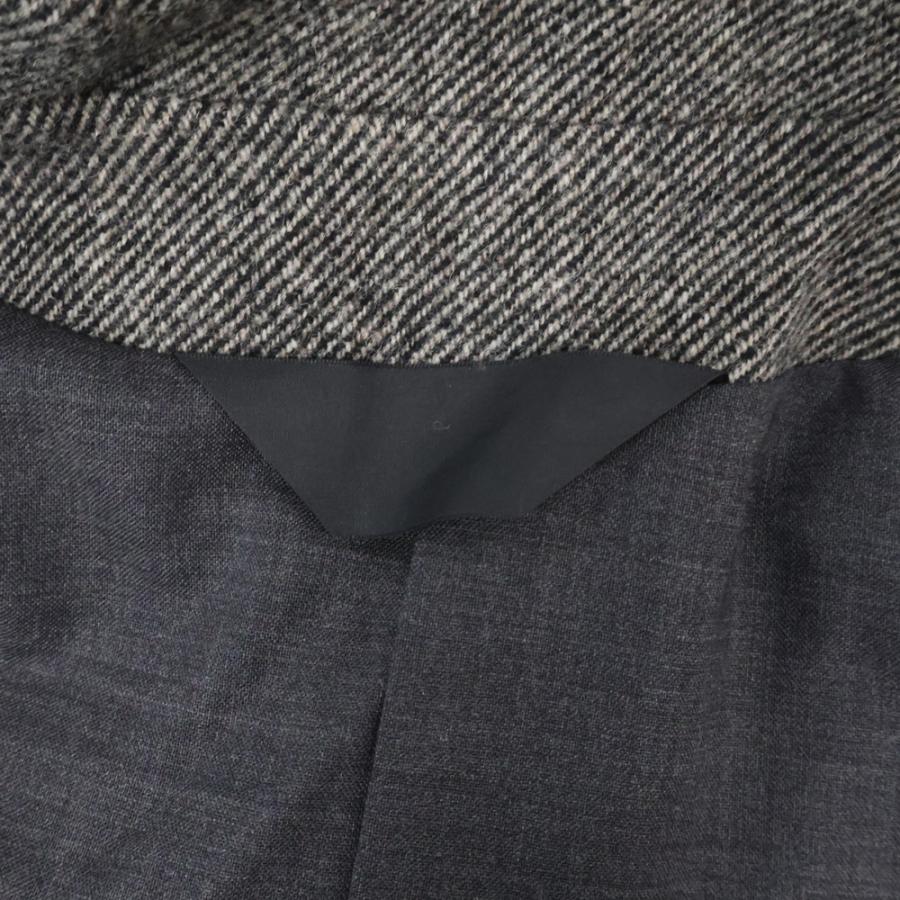 名作ESSAY エッセイGURKHA COAT グルカ コート 黒M ESSAY エッセイ GURKHA COAT イベリコツイード ウール ロング