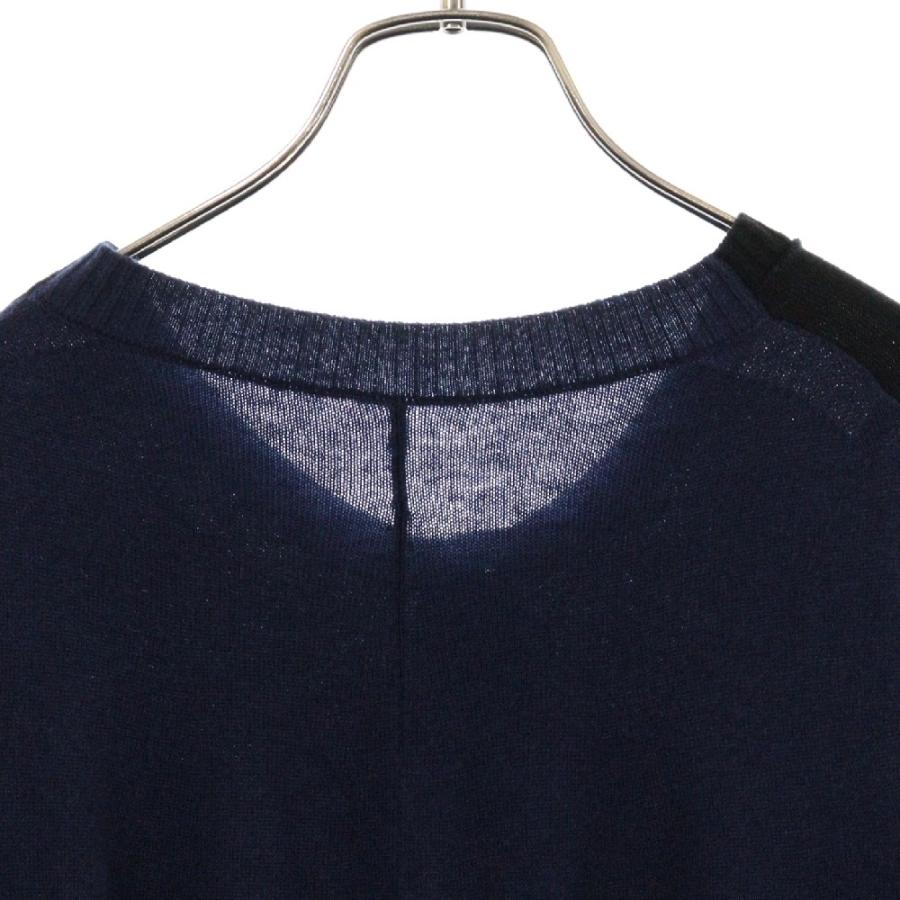 sacai Sacai サカイ レースドッキング ウール混パネルニット  