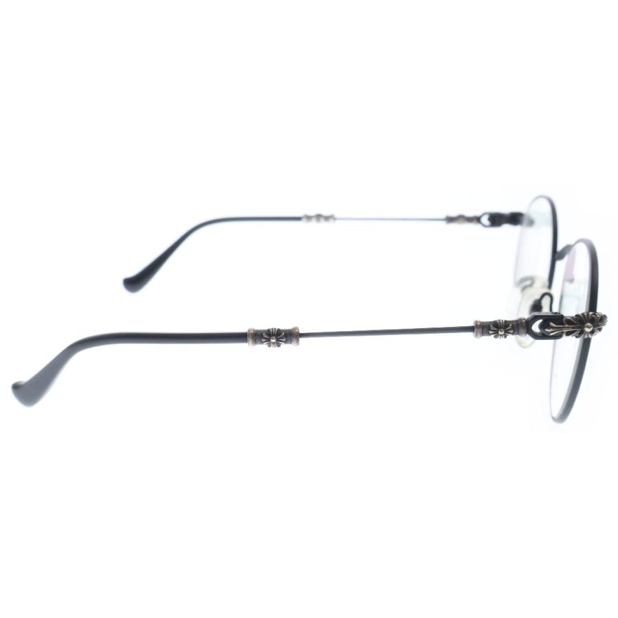 【 BUBBA-A 】 クロステンプルメタルフレームラウンドサングラス アイウェア 眼鏡 CHROME HEARTS（クロムハーツ） BUBBA-A クロステンプル メタル