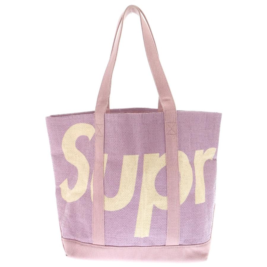 Supreme SUPREME シュプリーム 20SS Raffia Tote Bag ラフィア トートバッグ パープルピンク : BRING ...