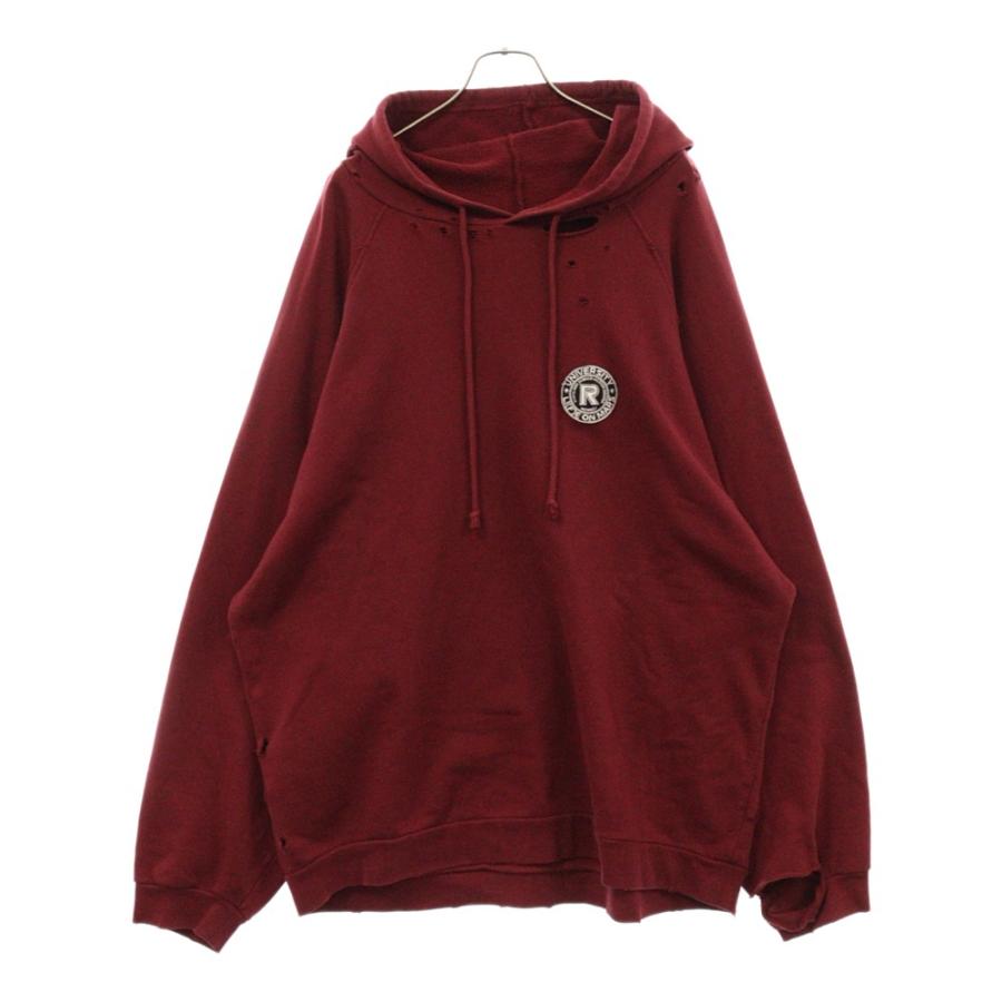RAF SIMONS（ラフ シモンズ） 20AW ダメージ加工 ワッペンロゴ バック