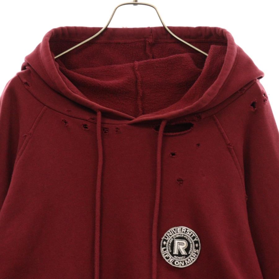 RAF SIMONS（ラフ シモンズ） 20AW ダメージ加工 ワッペンロゴ バック