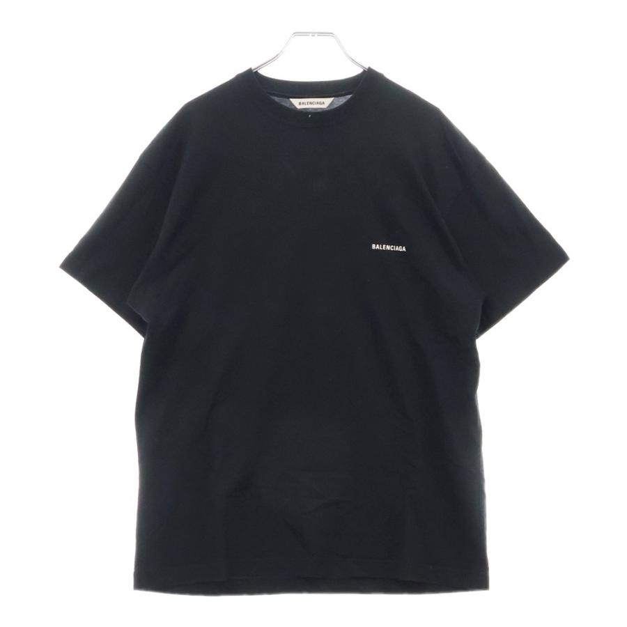 BALENCIAGA バレンシアガ ミニロゴプリント クルーネック半袖T BALENCIAGA バレンシアガ ミニロゴプリント クルーネック半袖T
