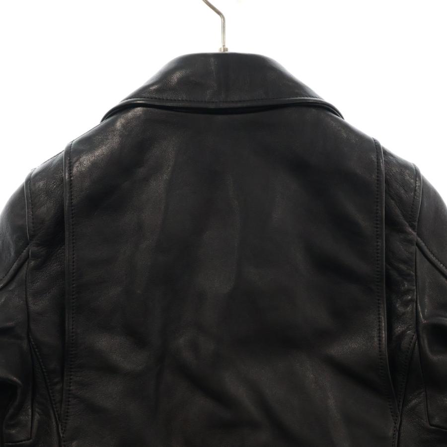 beautiful people - beautiful people ビューティフルピープル vintage leather riders jacket ヴィンテージレザー シープスキン ライダースジャケット キッズシリーズ ブラック キッズ 1000402411 beautiful people（ビューティフルピープル） ヴィンテージレザー