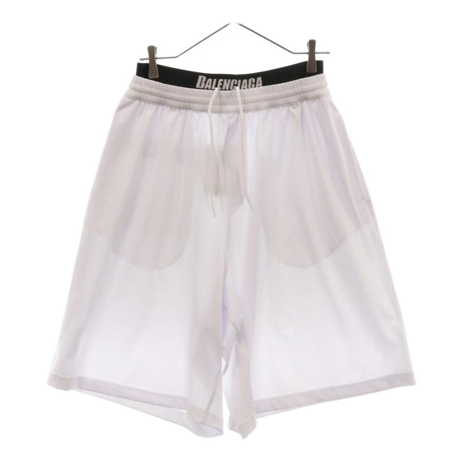 BALENCIAGA（バレンシアガ） Mesh Shorts ロゴメッシュハーフパンツ