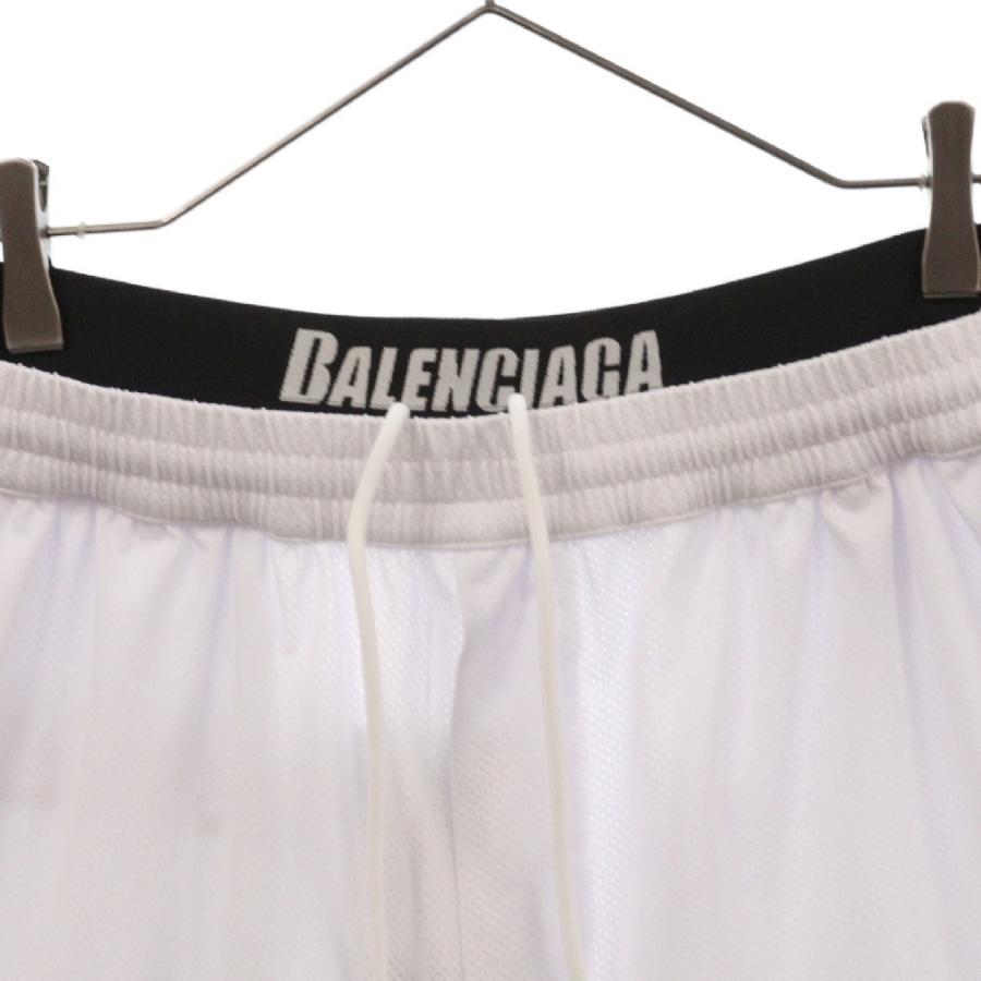 BALENCIAGA（バレンシアガ） Mesh Shorts ロゴメッシュハーフパンツ