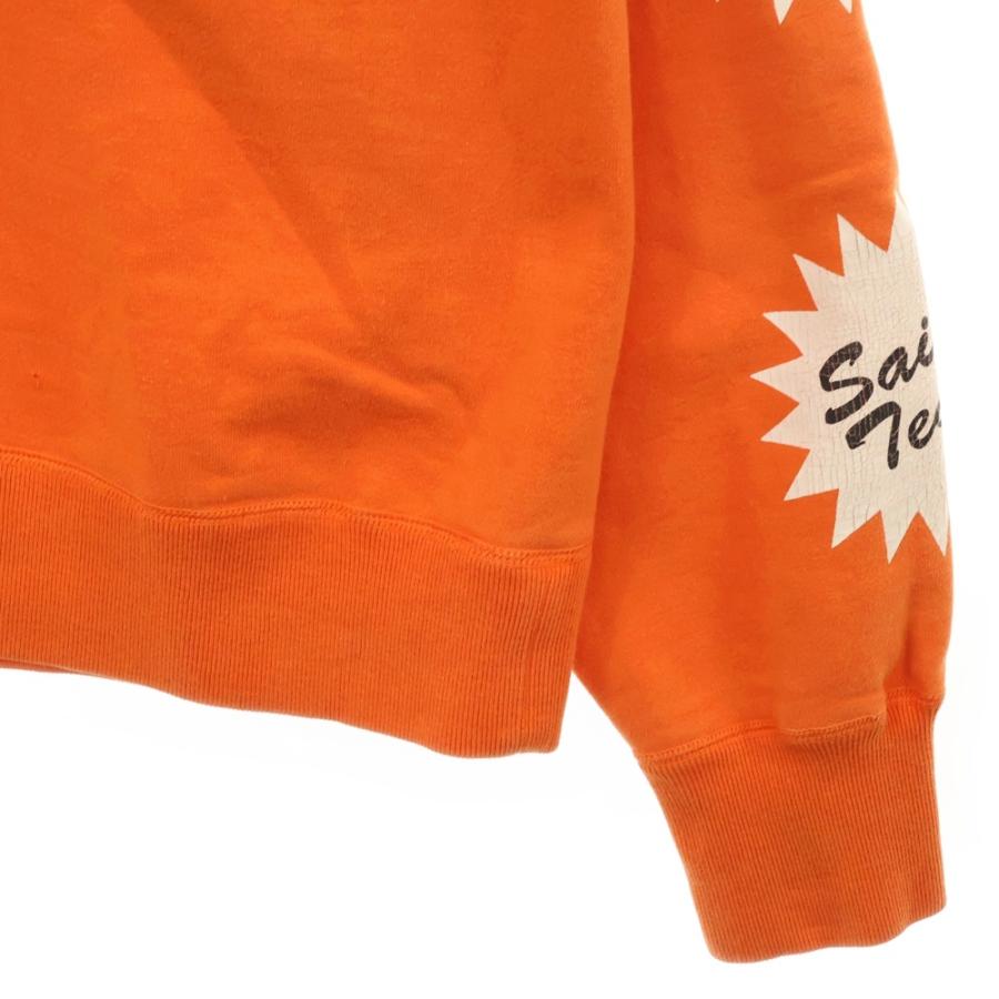 セントマイケル 22AW × デニムティアーズ ミルクパックプリント クルー