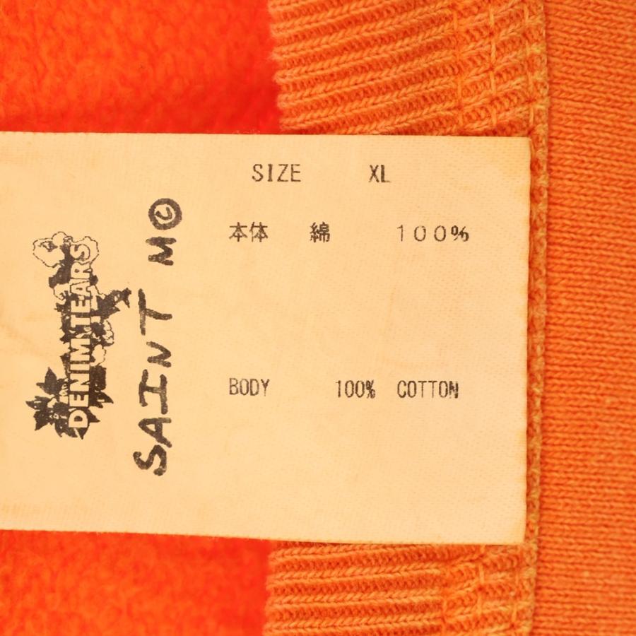 セントマイケル 22AW × デニムティアーズ ミルクパックプリント クルー