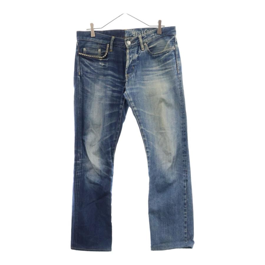 HYSTERIC GLAMOUR（ヒステリックグラマー） 14SS HRLR加工 スタッズ 