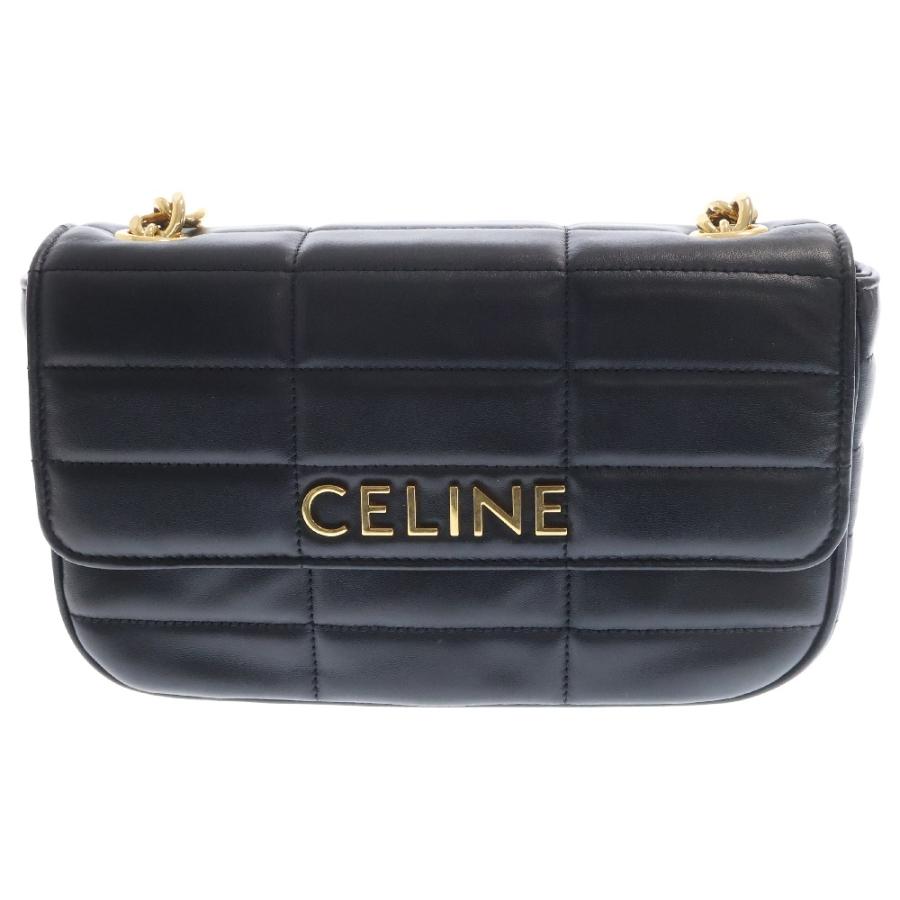 CELINE セリーヌ マトラッセ モノクローム ゴールド金具