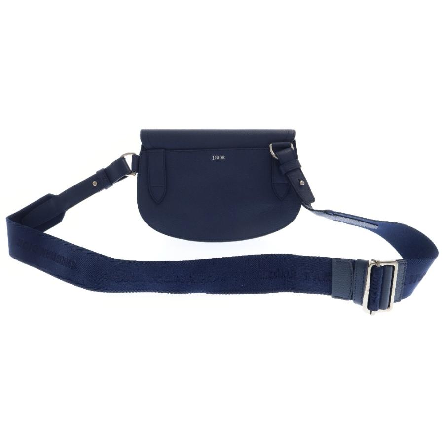 Dior ブラック　レザーショルダーバッグ　サドルバッグ ディオール サドルバッグ レザー ショルダーバッグ ブラック A2148003