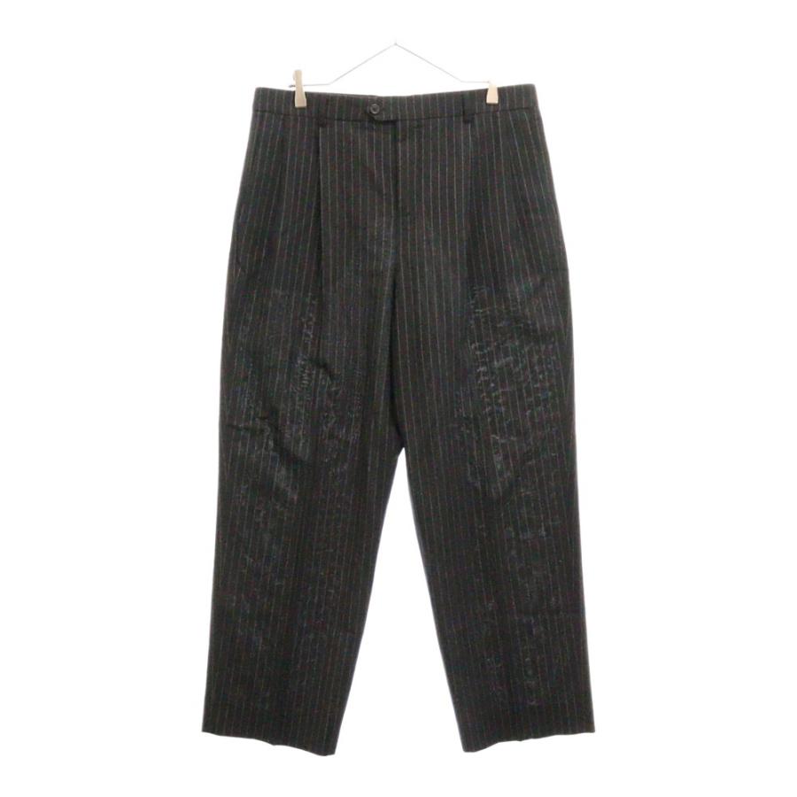 CELINE 21SS ストライプスラックス CELINE（セリーヌ） 21SS ワイドストライプスケーターパンツ ブラック