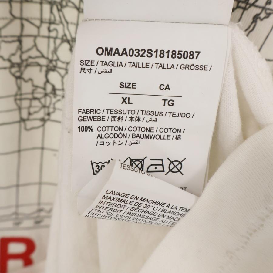 OFF-WHITE オフホワイト 18SS TEMPERATURE MAP AROUND マップ バック