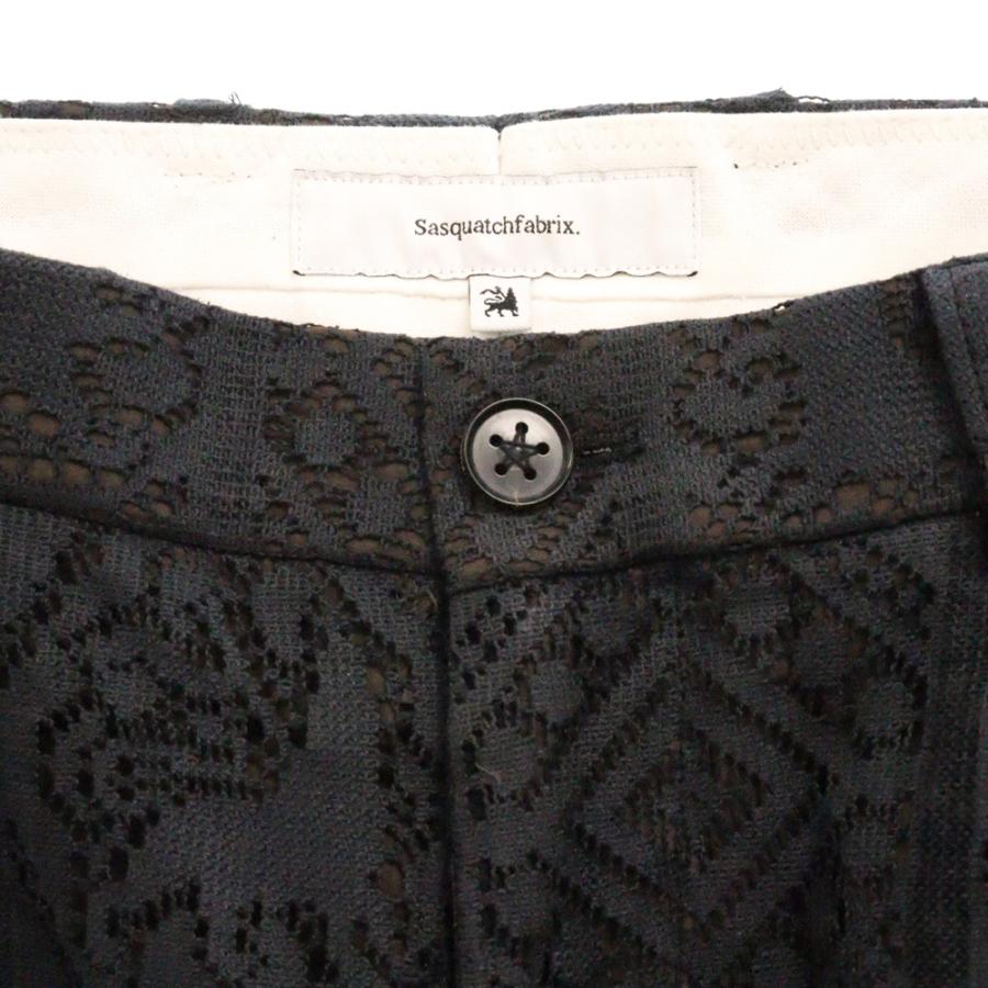 サスクワッチファブリックス 24AW SHUMISEN JAQUARED WIDE SLACKS