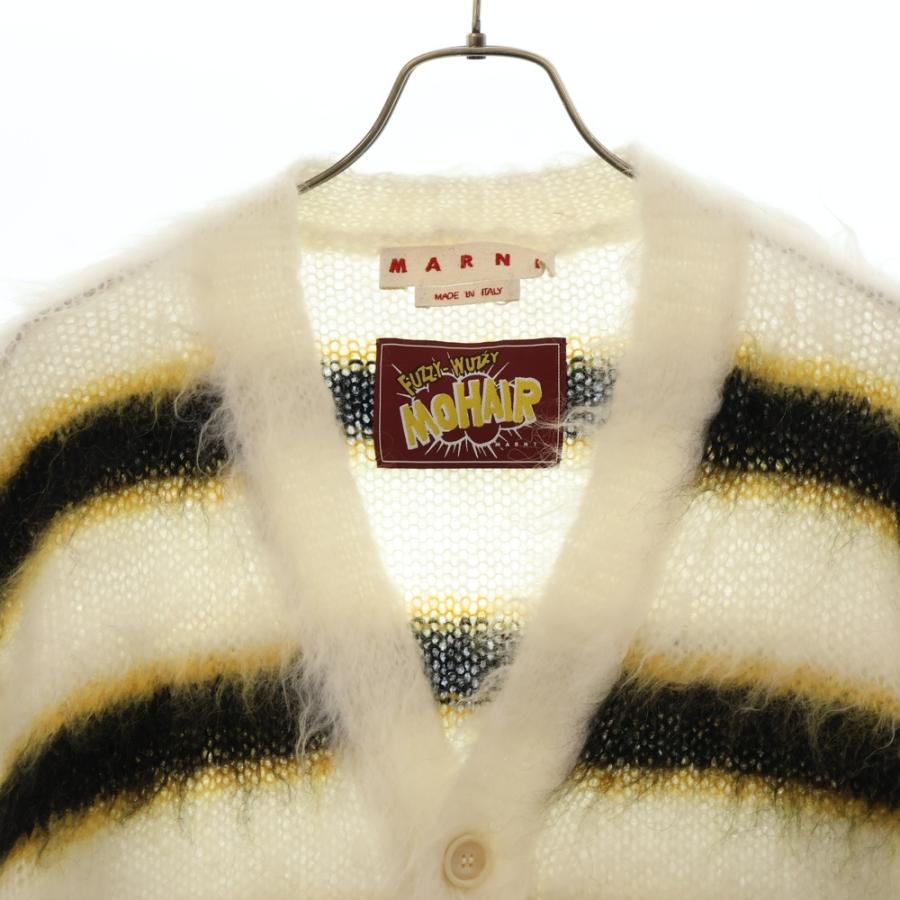 MARNI（マルニ） 22AW MOHAIR AND WOOL BLEND CARDIGAN モヘアニット