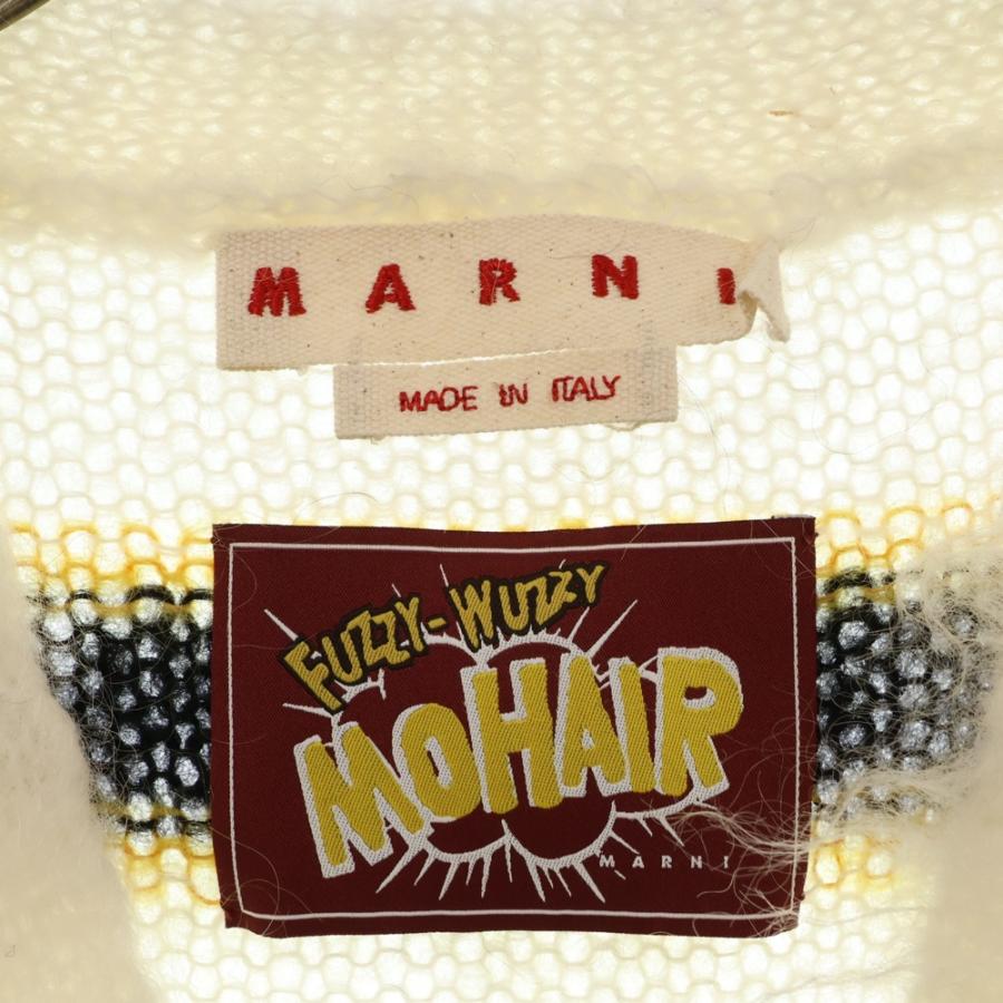 MARNI（マルニ） 22AW MOHAIR AND WOOL BLEND CARDIGAN モヘアニット