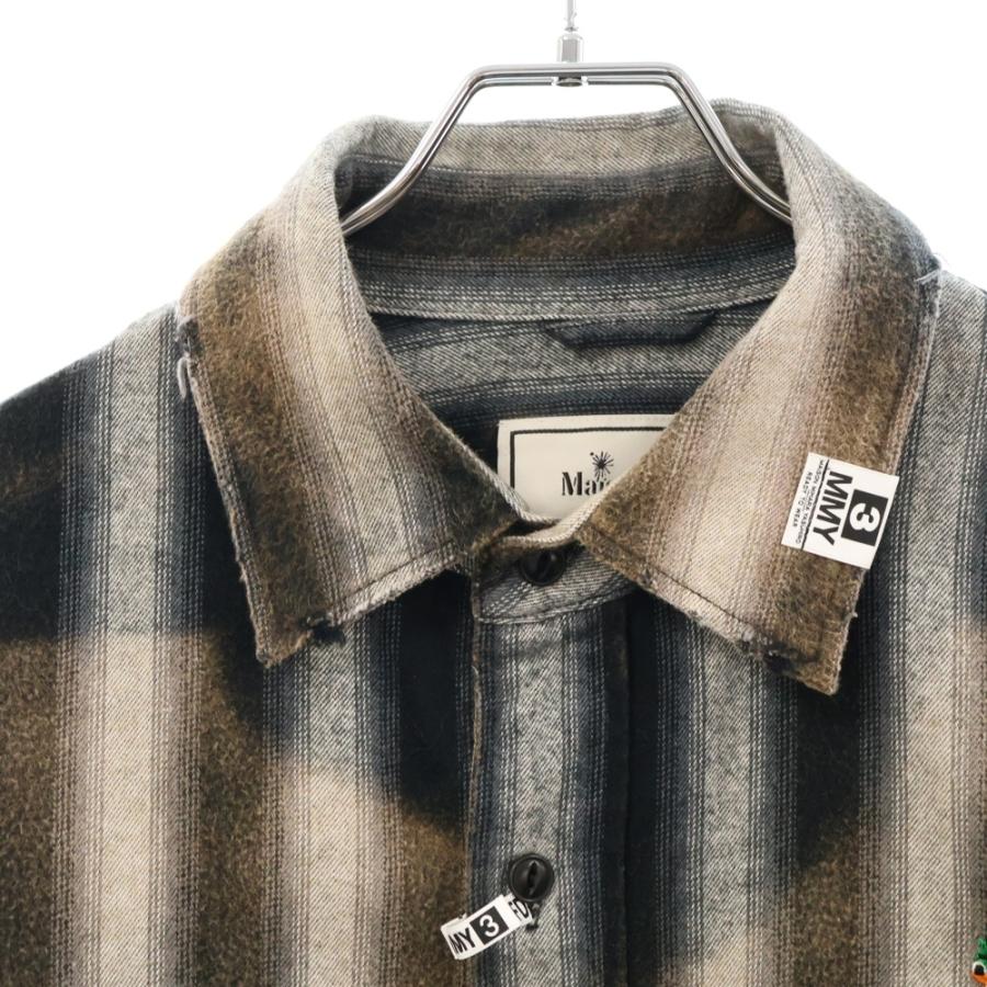 MIHARA YASUHIRO ミハラヤスヒロ ダック刺繍 長袖シャツ 佐藤健 MIHARA YASUHIRO ミハラヤスヒロ ダック刺繍 長袖シャツ 佐藤健 Maison