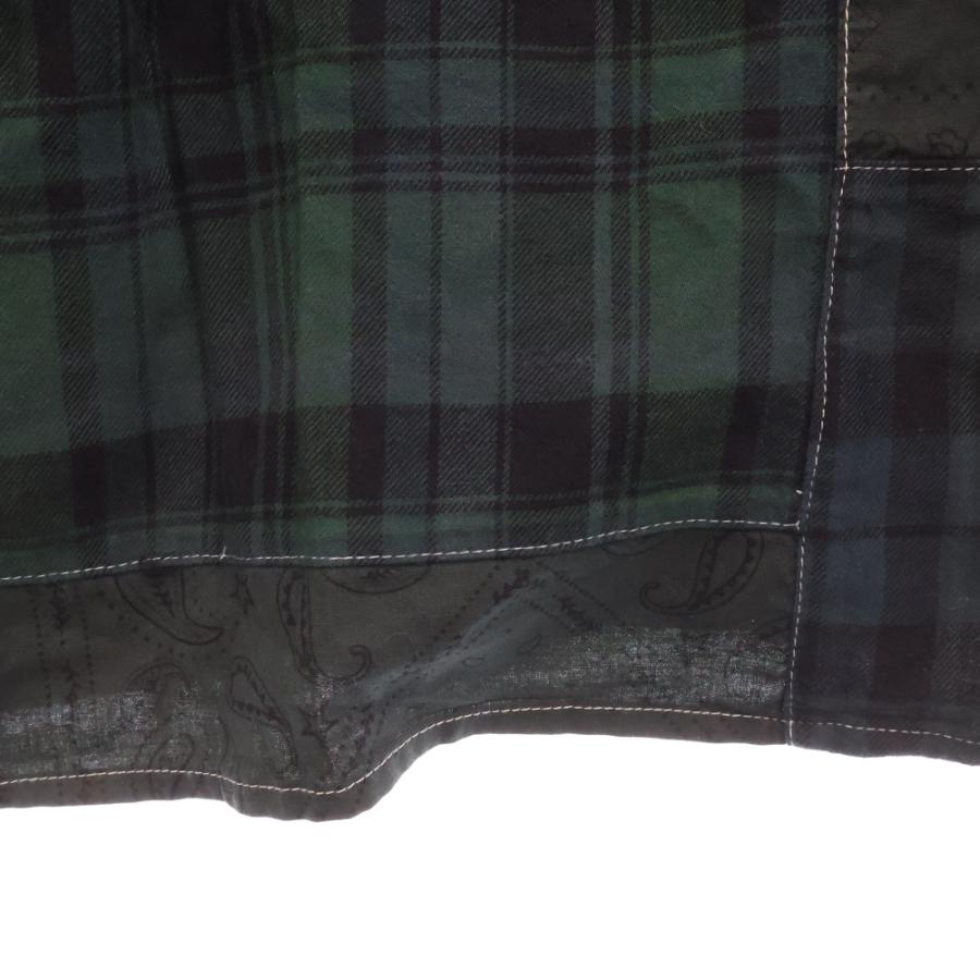新品・未使用　KITH　長袖シャツ マルチカラー　パッチワーク　XXLサイズ KITH（キス） 23SS Patchwork Shirt パッチワーク チェック柄