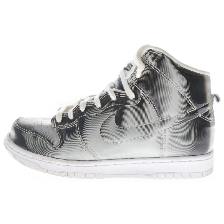 NIKE ナイキ ×CLOT DUNK HIGH SILVER FLIX クロット ダンク ハイ シルバーフラックス ハイカットスニーカー US11 DH4444-900 NIKE（ナイキ） ×CLOT DUNK HIGH SILVER FLIX クロット ダンク