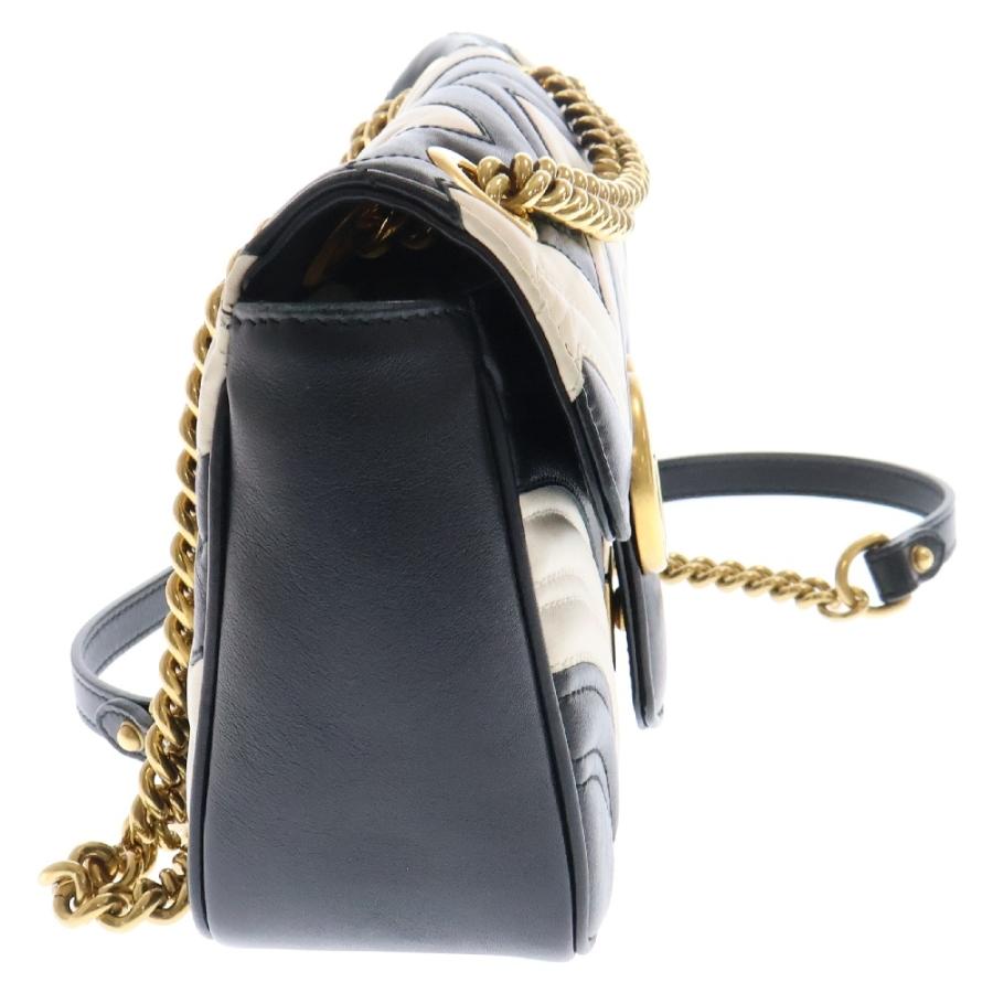 GUCCI グッチ GGマーモット バイカラー キルティング チェーン 